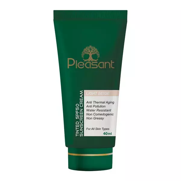 کرم ضد آفتاب رنگی SPF50 پلزنت